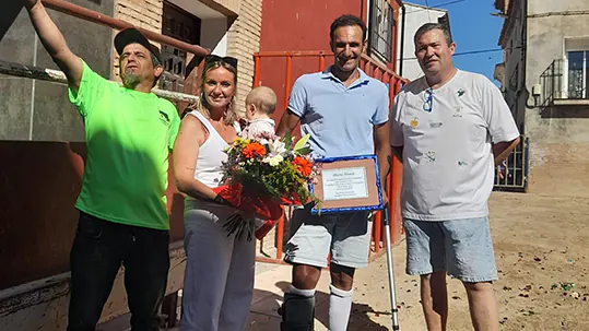 El pueblo de Plasencia de jalón rinde homenaje al torero Alberto Álvarez 